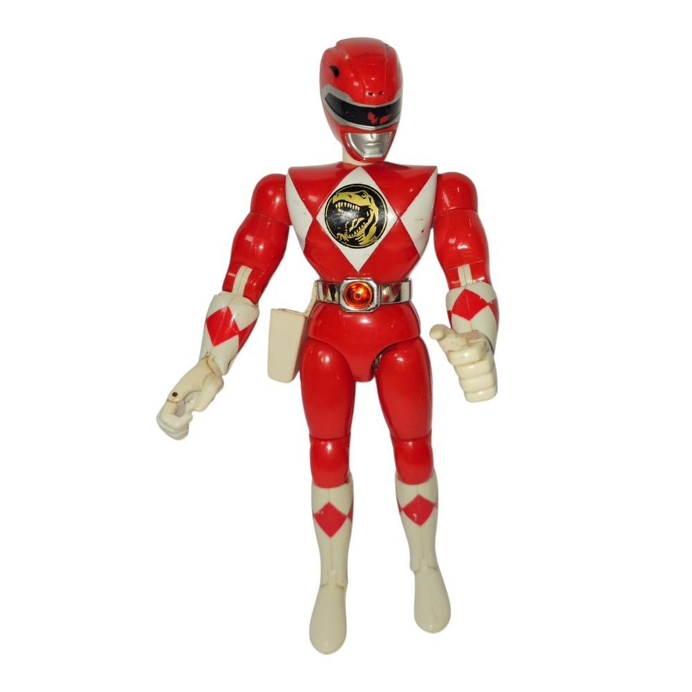 VTG Bandai Action Figure 9in Red Good 1994 Mighty Morphin Power Rangers T2